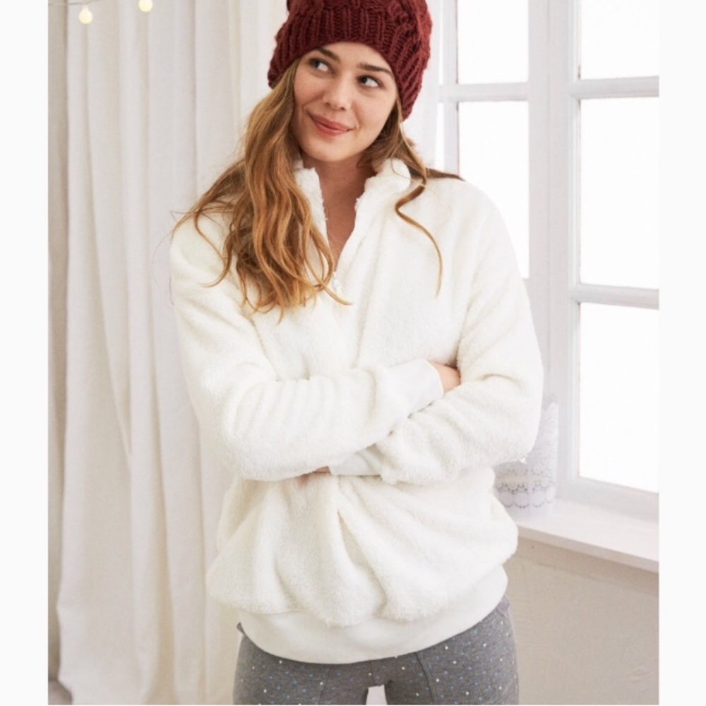 Aerie oversized quarter zip pullover